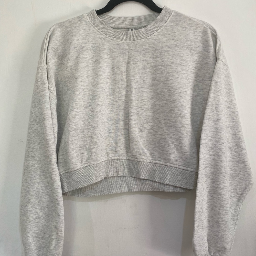 HM DIVIDED Crop Sweatshirt Top